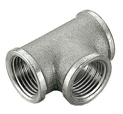 Stout Тройник ВВ никелированный 1/4"  