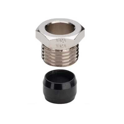 Viega Переходник 15x1/2 никелированный