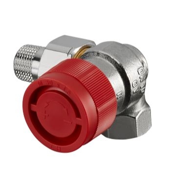 Oventrop Серия F термостат. вентиль DN15,R 1/2,PN10 угловой трехос., правое присоед.  