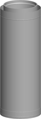 Wolf Дымоход Концентрическая дымовая труба DN315/400 L:2000 мм, из нержавеющей стали/полипропилена