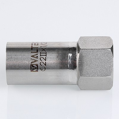 Valtec Пресс-фитинг из нержавеющей стали cоединитель прямой вставка с внутренней резьбой 28x3/4  