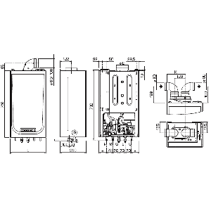 Газовый котел SIME Metropolis DGT 25 OF  