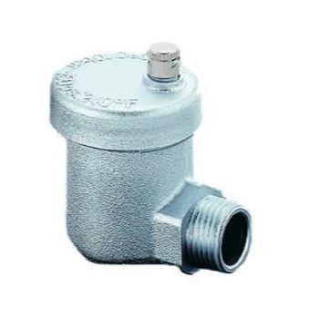 Oventrop Воздухоотводчик без автозапора Ду15, 1/2НР, PN10,латунь, с угл.подключ.  