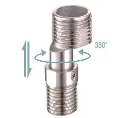 Эксцентрик телескопический для смесителя 3/4 DK, DK-394A-40
