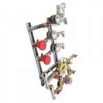 Valtec Квартирная станция для систем отопления и водоснабжения с рециркуляцией ГВС Без счетчиков VT.NM.GFR.  