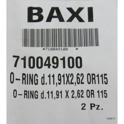 Baxi Уплотнение кольцевая 11,91X2,62OR115(pz10)