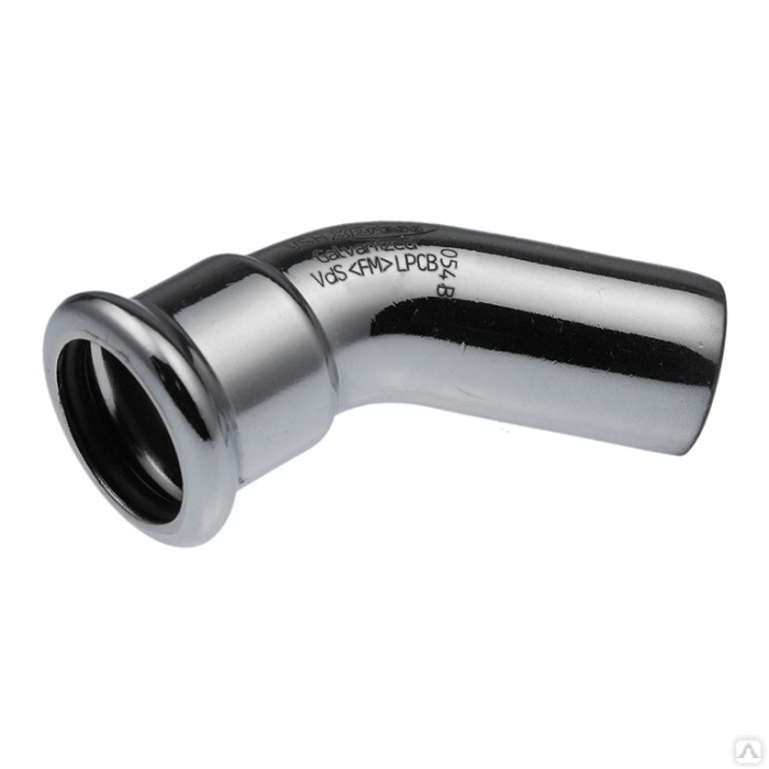 Kan-therm Отвод ниппельный 45 гр. пресс Steel - 35x35 C1412  