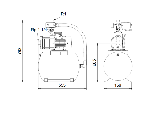 Насосная станция Grundfos CMB 5-46  