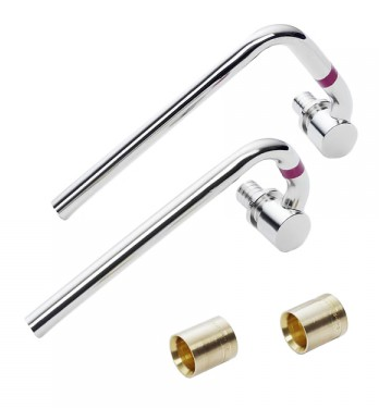 Rehau SL-компл. двух Правых концевых C-обр. трубок с гильзами 16-12x1.0 для подкл. радиаторов (на редактир