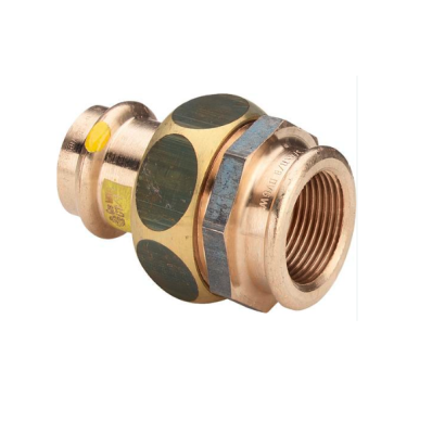 Viega Разъемное соединение пресс-В 42x1 1/2 плоское уплотнение бронза G