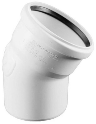 Rehau Отвод диам. 75 на 15°