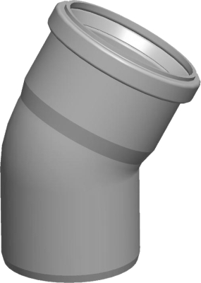 Wolf Дымоход Отвод для дымохода DN80 30°, из полипропилена