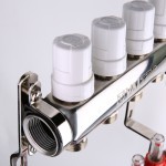 Коллектор Valtec Коллекторная группа НЕРЖ со встр. расх. в сборе, 1х5 вых. Евроконус 3/4