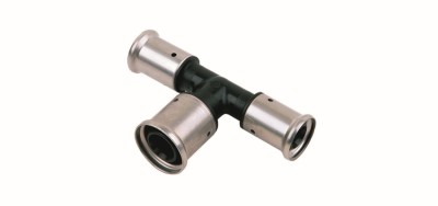 Henco Тройник переходный увеличенный в центре, ПВДФ пресс, 20x26x20