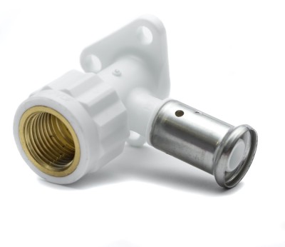 Henco Водорозетка ВР, ПВДФ пресс (белая), 26x3/4 (56 мм)