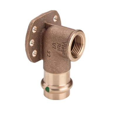 Viega Водорозетка пресс-В 18x3/4 бронза