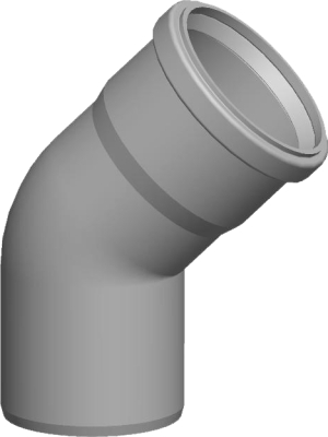 Wolf Дымоход Отвод для дымохода DN80 45°, из полипропилена