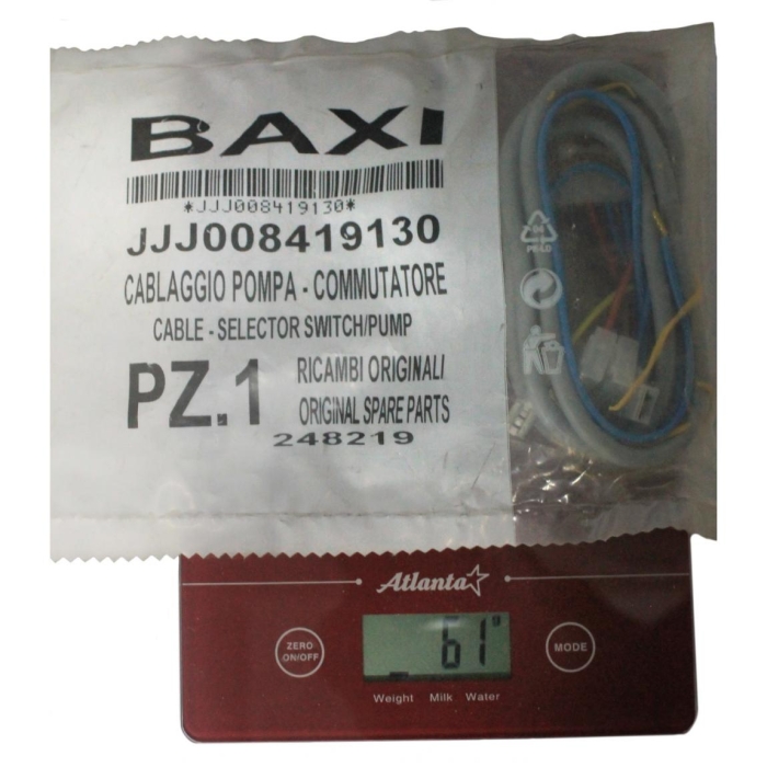   Baxi Проводка электрическая: насос/переключатель режима работы  