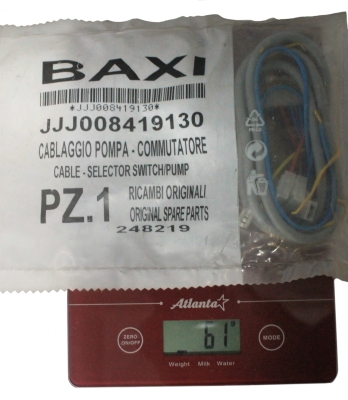 Baxi Проводка электрическая: насос/переключатель режима работы