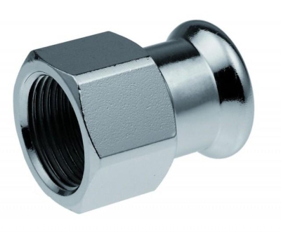 Kan-therm Соединитель с внутренней резьбой press Inox - 42 x Rp1 1/2 R 2702