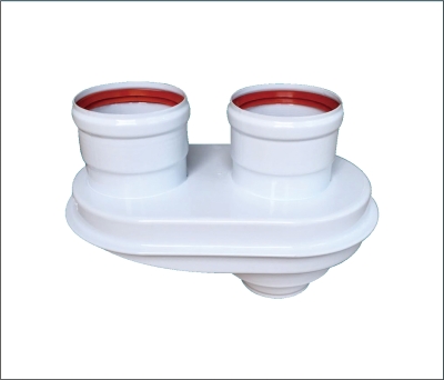 Wolf Дымоход Адаптер DN80/80 для подключения к котлу 60/100, цвет белый, для FGG