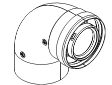 Buderus Угловое колено DN60/100 90°  