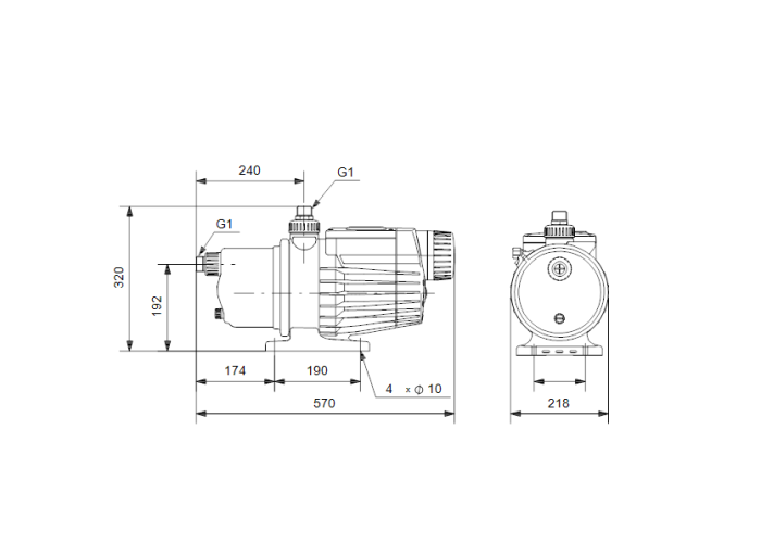 Насосная станция Grundfos MQ3-35 A-O-A-BVBP (снят с производства)  