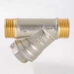 Valtec Фильтр косой 1/2" нар.-нар.  