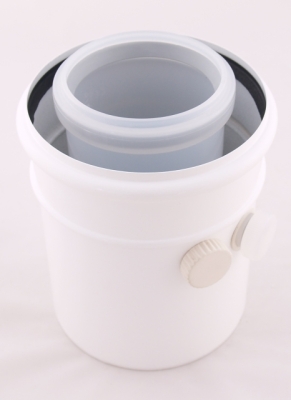 Wolf Дымоход Адаптер для подключения DN 125/80 L 150 мм