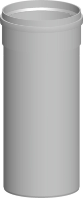 Wolf Дымоход Труба DN250 L:2000 мм, из полипропилена