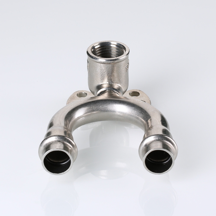 Valtec VTi.954.DI.150415 Водорозетка проходная нерж. сталь 15х1/2  