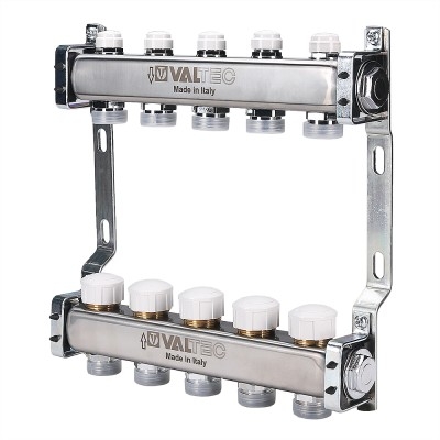 Коллектор Valtec Блок колл. с ручн. регулир. клап.1х7 вых Евроконус 3/4  