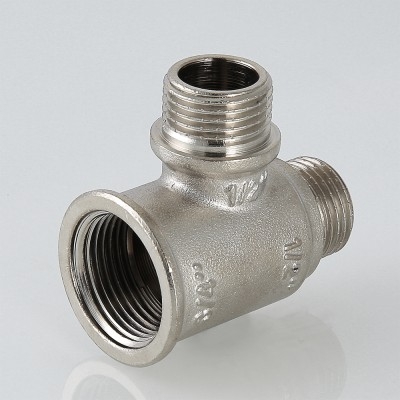 Valtec Тройник с двумя переходами на нар. р. 3/4х1/2х3/4 вн.-нар.-нар  