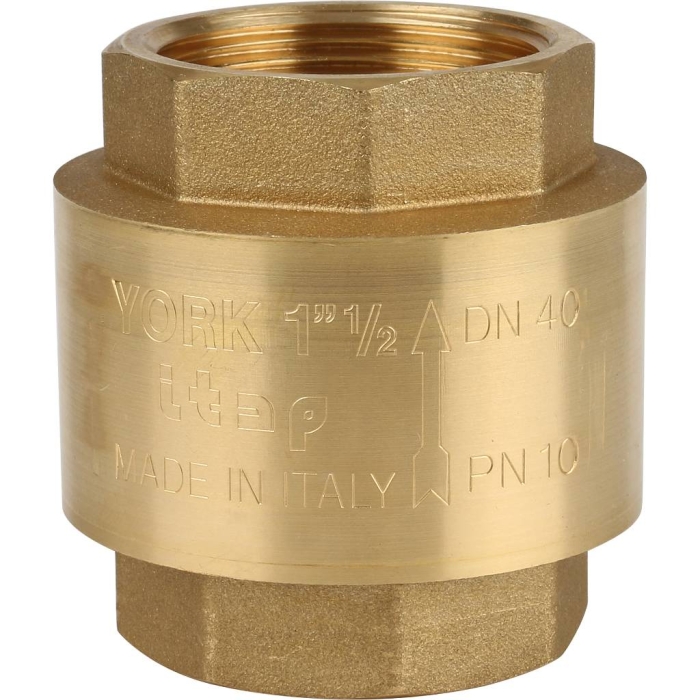 Обратный клапан Itap муфтовый с пластиковым седлом 1 1/2  