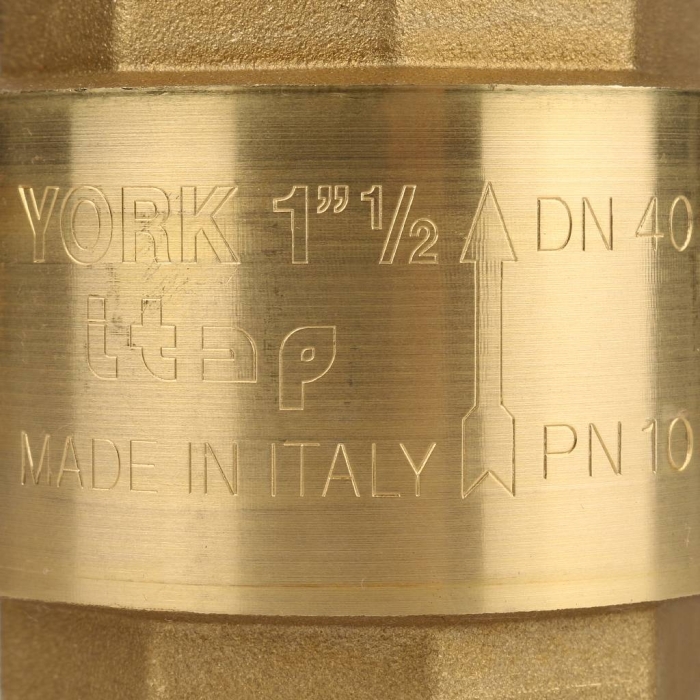 Обратный клапан Itap муфтовый с пластиковым седлом 1 1/2  