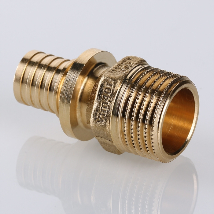 Valtec VTm.401.BG.001604 Соединитель надвижной с переходом на нар.р. 16(2,2) х 1/2  