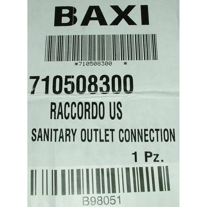   Baxi Патрубок ГВС выпускной  