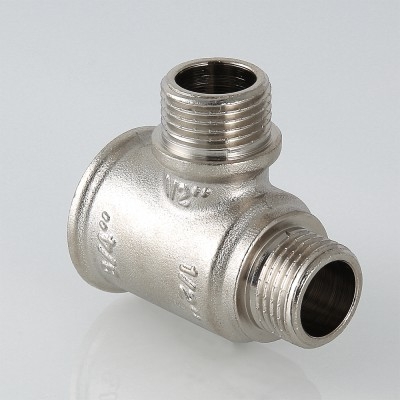 Valtec Тройник с двумя переходами на нар. р. 3/4х3/4х1/2 вн.-нар.-нар.  