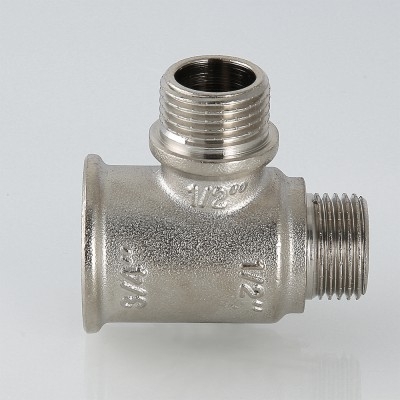 Valtec Тройник с двумя переходами на нар. р. 3/4х3/4х1/2 вн.-нар.-нар.  