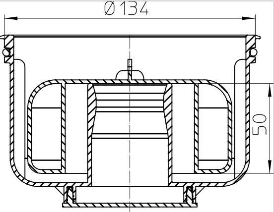HL 2100 Сухой сифон для трапов серии HL 3100, HL 5100  