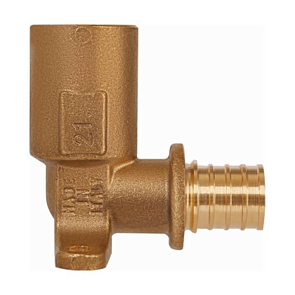 Водорозетка латунная удлинённая Hoobs ?20х2,8 - 1/2ВР  