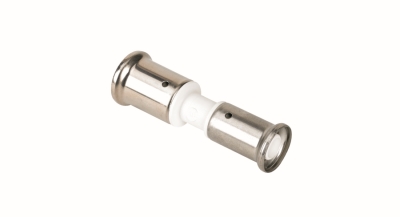 Henco Муфта переходная, ПВДФ пресс (белая), 32x26