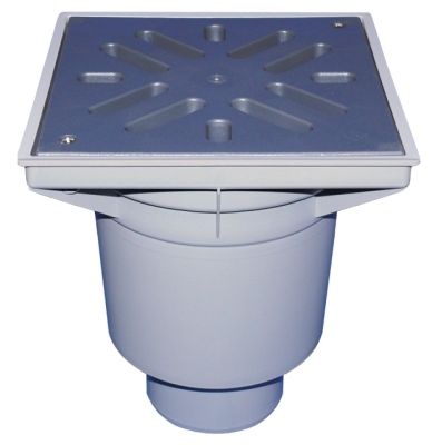 HL 606LW/5 Дворовый трап (верт.выпуск) с сифоном макс.нагрузка 1,5 т., DN160