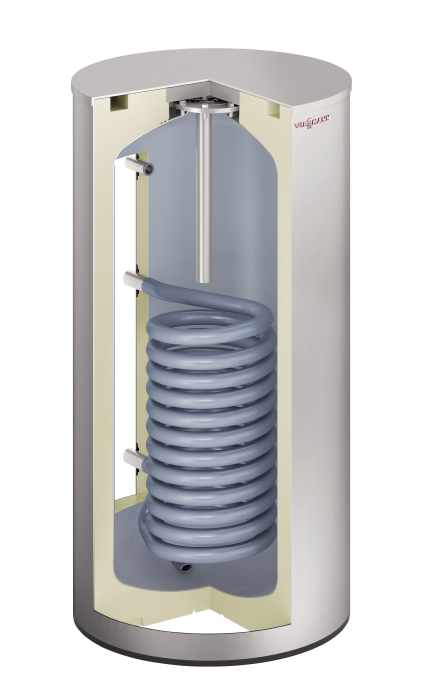 Водонагреватель viessmann vitocell 100-v тип cvaa 160 л, серебристый  