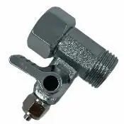 Кран тройник проходной 1/2" г/ш* трубка 1/4 DK, для подключения питьевых систем к, DK-328В