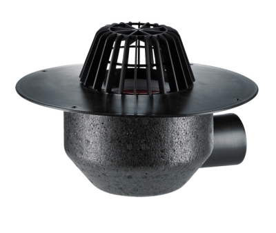 HL 64F/7 Кровельная воронка для ПП-мембран, горизонтальный выпуск DN75