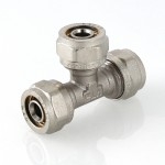 Valtec Тройник обжимной 32х26х26  