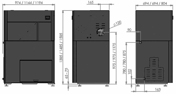 Пеллетный котёл Wirbel TOBY 12 B  