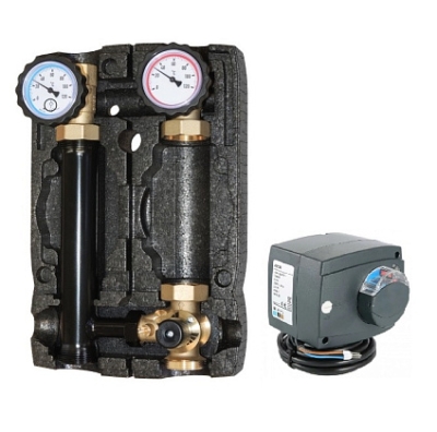 Насосная группа Hoobs 1 ВРх1 1/2 НР c трёхходовым клапаном и сервоприводом, без насоса