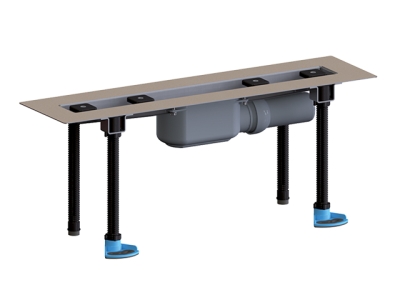 HL 50FF01002 Низкий двойной душевой лоток Монтажная длина: 1000мм